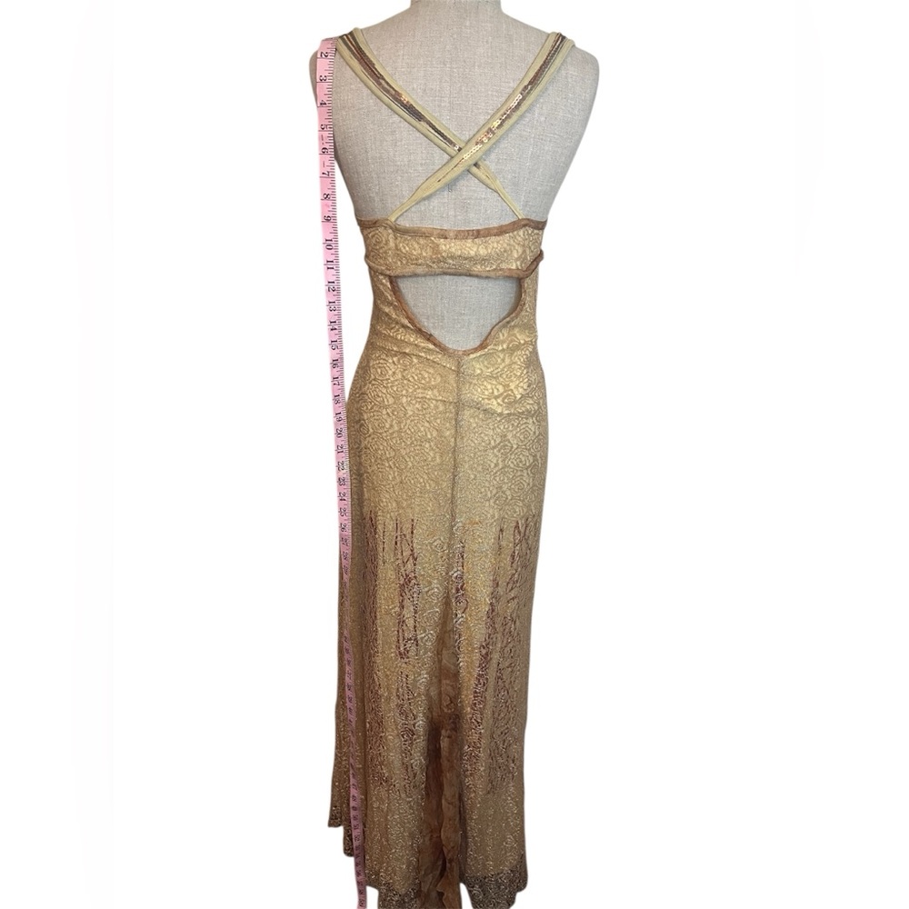 Le gatte Jeans sequin maxi dress - Picture 3 of 9